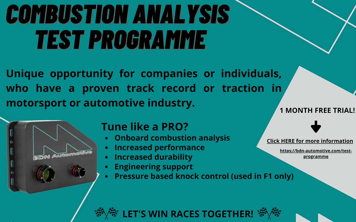 Combustion Analysis Test Programme